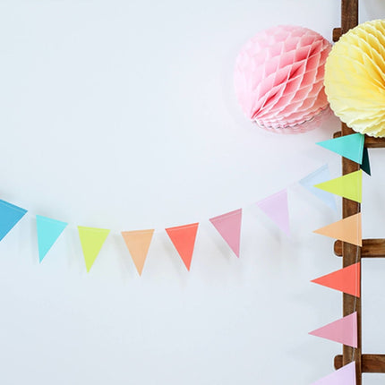 Mini Vlaggenlijn Pastel 2,6m van Folat koop je bij Partywinkel