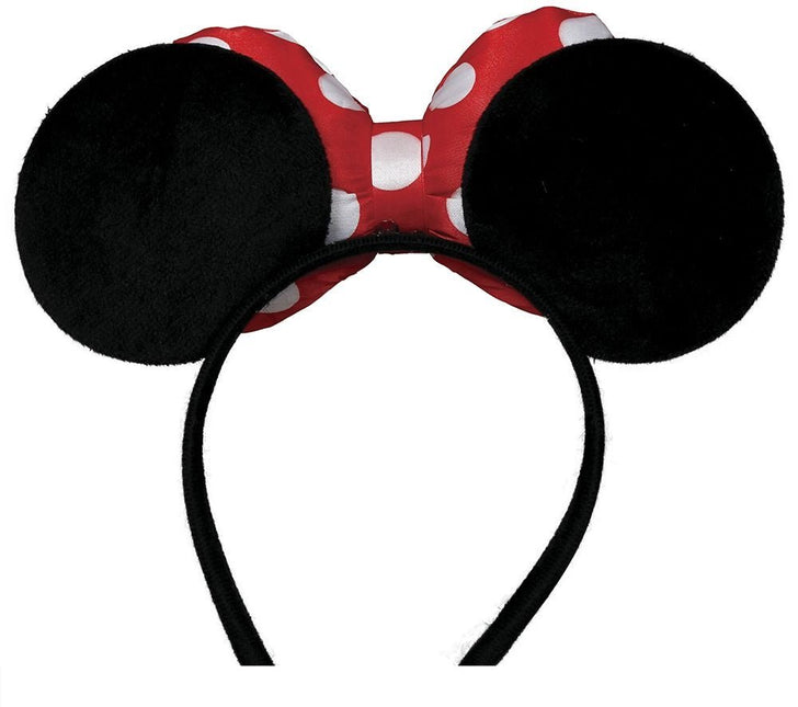 Minnie Mouse Haarband Wit Rood - Partywinkel - 8434077230107