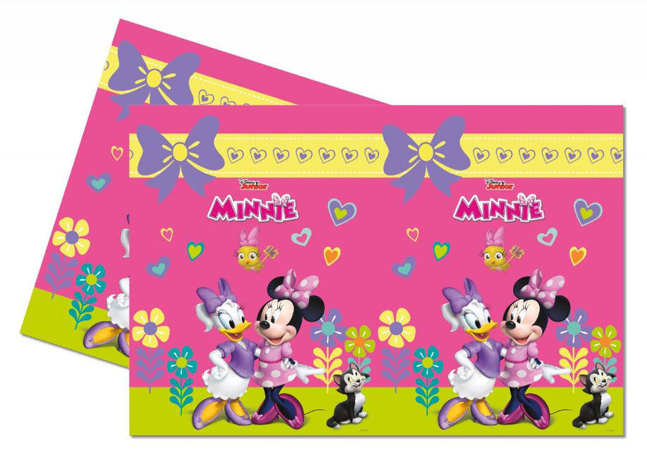 Minnie Mouse Tafelkleed Happy 1,8m van Procos koop je bij Partywinkel
