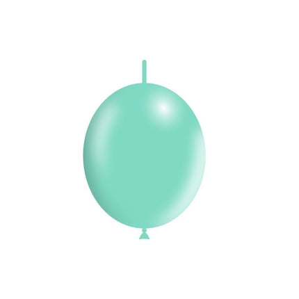 Mintgroene Knoopballonnen 30cm 50st van Balloonia koop je bij Partywinkel