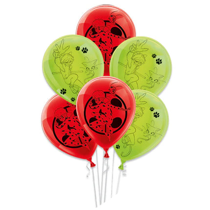 Balony Miraculous 25 cm, 10 szt.