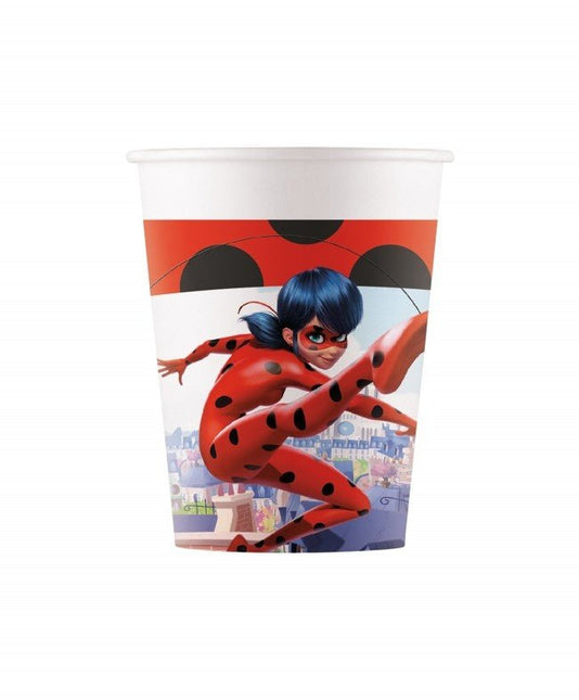 Miraculous Ladybug Bekers 200ml 8st van Procos koop je bij Partywinkel