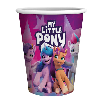 Kubki My Little Pony, fioletowe, 250 ml, 8 szt.
