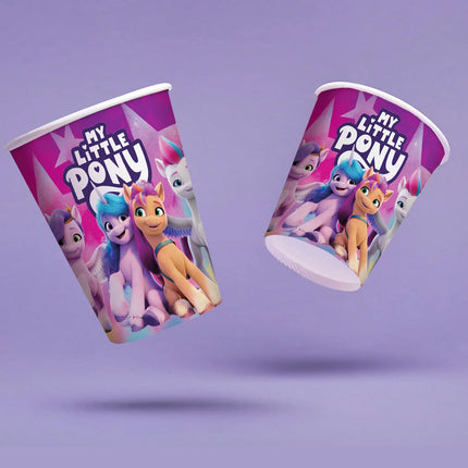 Kubki My Little Pony, fioletowe, 250 ml, 8 szt.