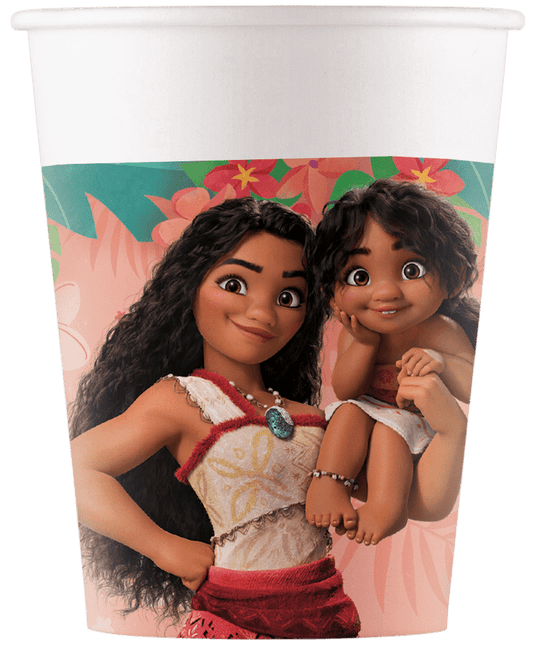 Moana Bekers Gekleurd 200ml 8st van Procos koop je bij Partywinkel