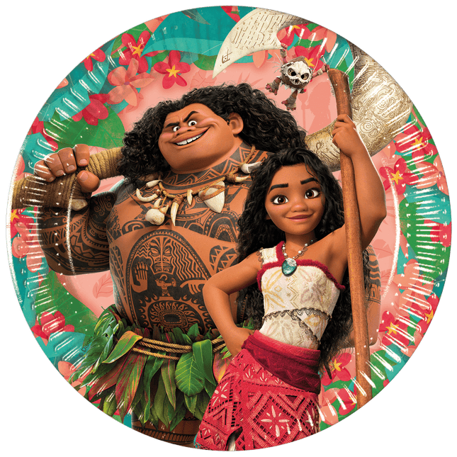 Moana Borden 20cm 8st van Procos koop je bij Partywinkel