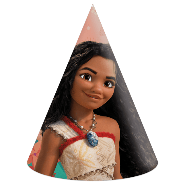 Moana Feesthoedjes 6st van Procos koop je bij Partywinkel