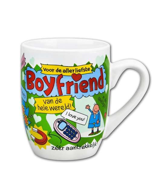 Mok Boyfriend 12cm van Paper Dreams koop je bij Partywinkel