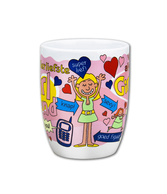 Mok Girlfriend 12cm van Paper Dreams koop je bij Partywinkel