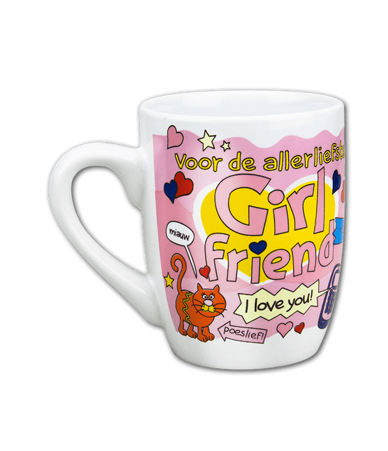 Mok Girlfriend 12cm van Paper Dreams koop je bij Partywinkel