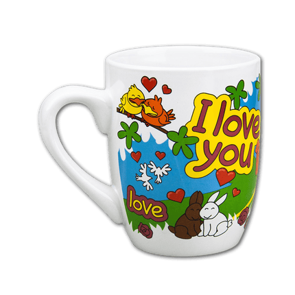 Mok I Love You 12cm van Paper Dreams koop je bij Partywinkel