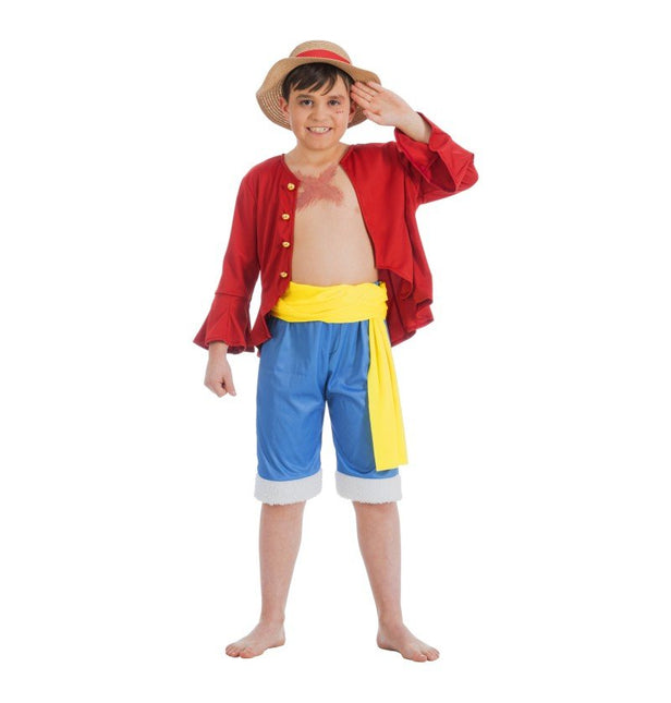 Monkey D. Luffy Kostuum Jongens - Partywinkel - 3661652169889