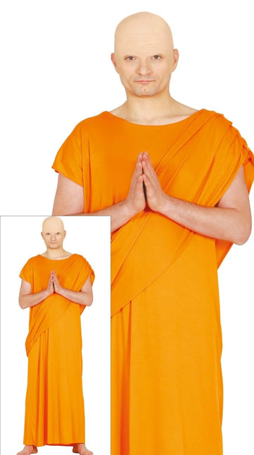 Monnik Kostuum Oranje Heren - Partywinkel - 8434077802014