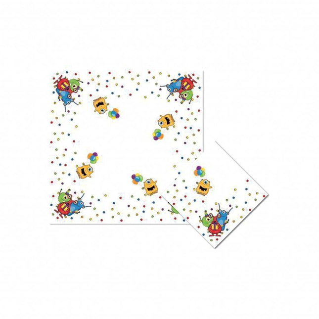 Monster Servetten 33cm 20st van Haza Witbaard koop je bij Partywinkel
