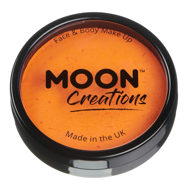 Moon Creations Pro Face Paint Bright Orange 36g van Moon Creations koop je bij Partywinkel