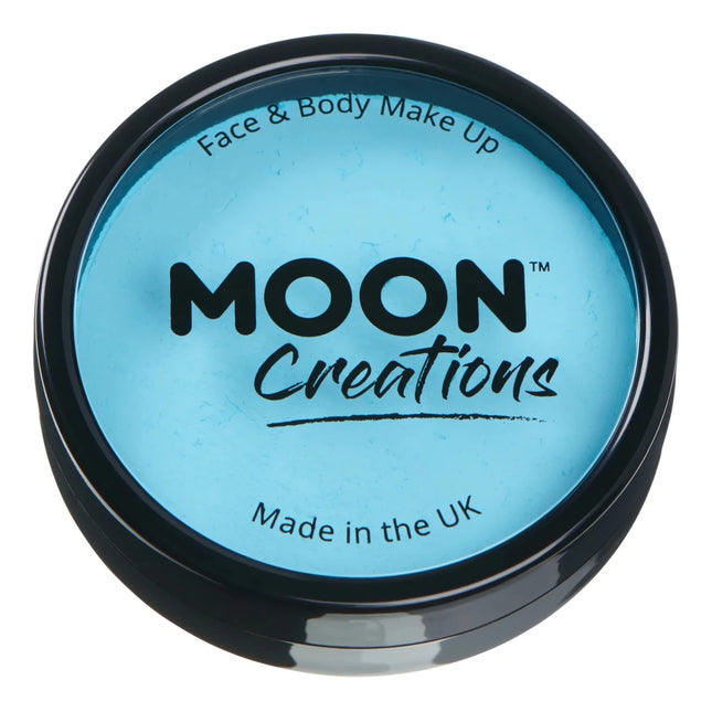 Moon Creations Pro Face Paint Cake Pots Light Blue 36g van Moon Creations koop je bij Partywinkel