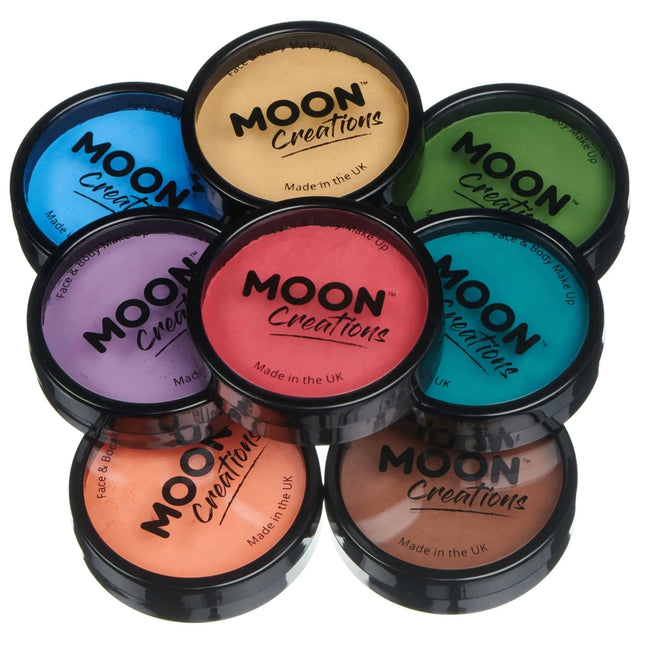 Moon Creations Pro Face Paint Cake Pots Royal Blue 36g van Moon Creations koop je bij Partywinkel