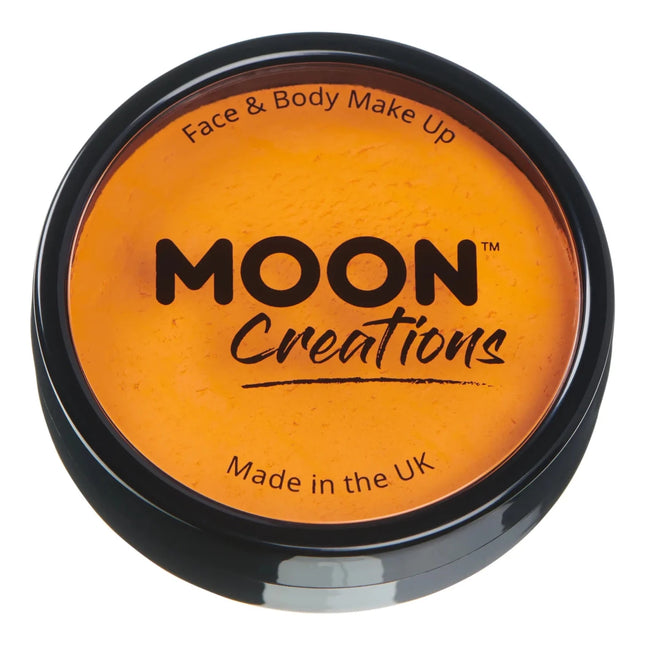Moon Creations Pro Face Paint Cake Pots Sunshine Orange 36g van Moon Creations koop je bij Partywinkel