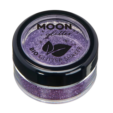 Moon Glitter Bio Glitter Shakers Lavender 5g van Moon Creations koop je bij Partywinkel