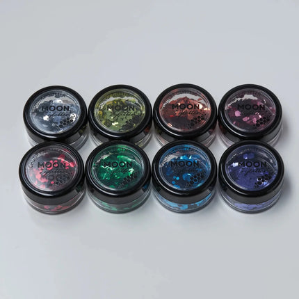 Moon Glitter Classic Chunky Glitter Red 3g van Moon Creations koop je bij Partywinkel