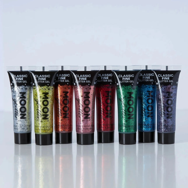 Moon Glitter Classic Fine Glitter Gel Copper Bronze 12ml van Moon Creations koop je bij Partywinkel