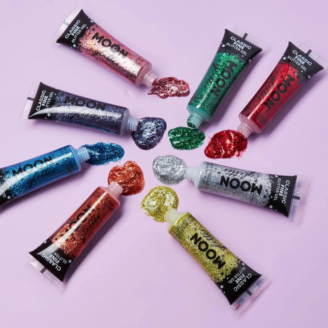 Moon Glitter Classic Fine Glitter Gel Copper Bronze 12ml van Moon Creations koop je bij Partywinkel