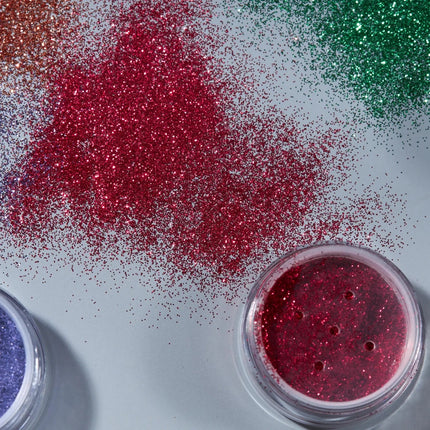 Moon Glitter Classic Fine Glitter Shakers Red 5g van Moon Creations koop je bij Partywinkel