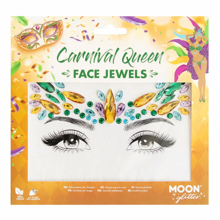 Moon Glitter Face Jewels Carnival Queen van Moon Creations koop je bij Partywinkel