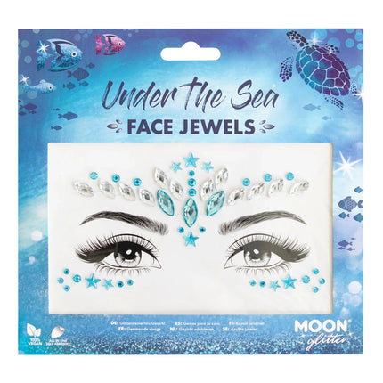 Moon Glitter Face Jewels Under The Sea van Moon Creations koop je bij Partywinkel