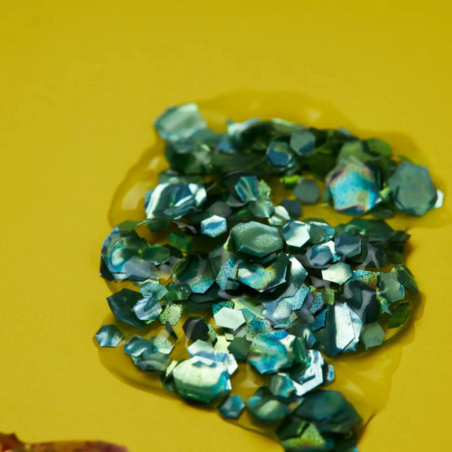 Moon Glitter Holographic Chunky Glitter Gel Green 12ml van Moon Creations koop je bij Partywinkel