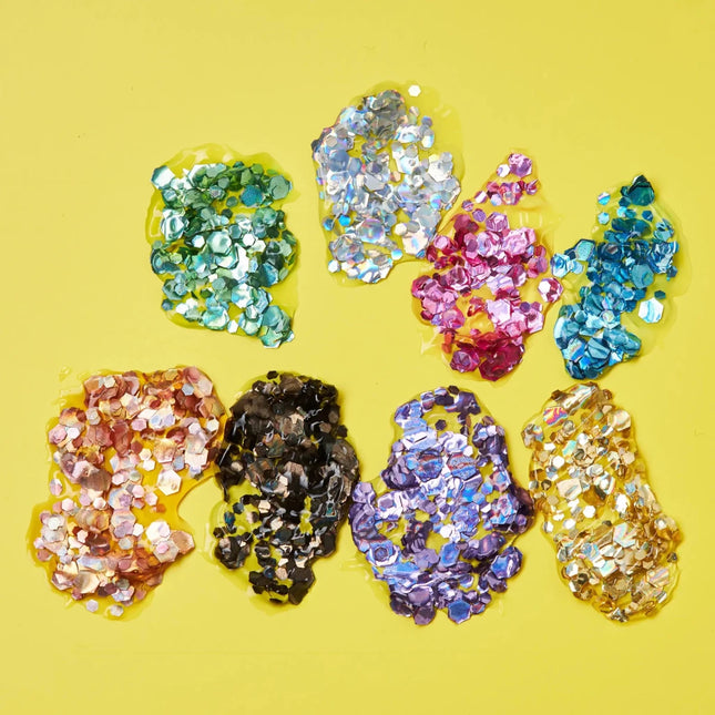 Moon Glitter Holographic Chunky Glitter Gel Rose Gold 12ml van Moon Creations koop je bij Partywinkel