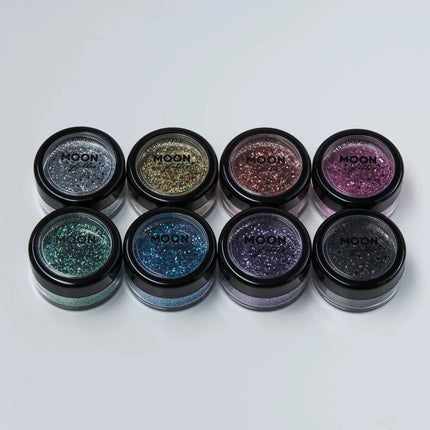 Moon Glitter Holographic Glitter Shakers Blue 5g van Moon Creations koop je bij Partywinkel