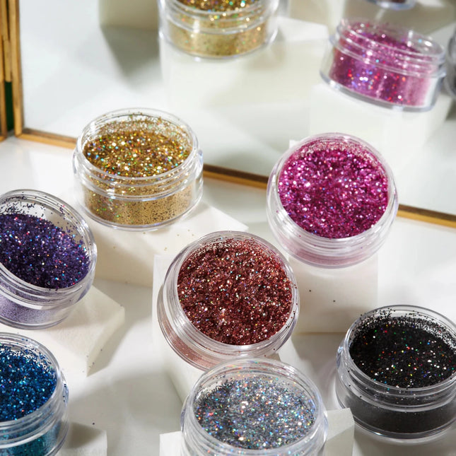 Moon Glitter Holographic Glitter Shakers Rose Gold 5g van Moon Creations koop je bij Partywinkel