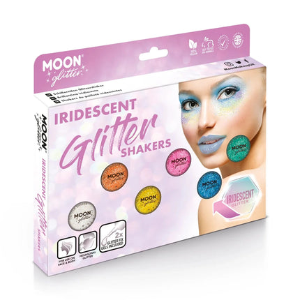 Moon Glitter Iridescent Glitter Shakers Cherry 5g van Moon Creations koop je bij Partywinkel