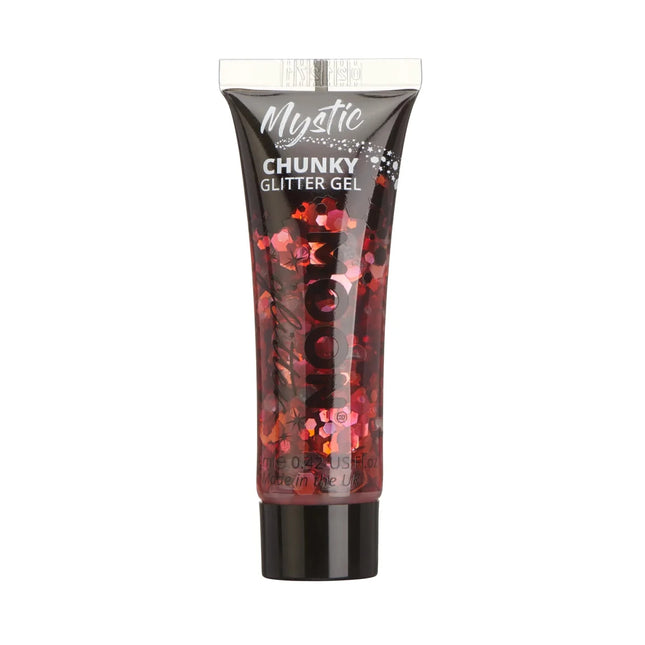 Moon Glitter Mystic Chunky Glitter Gel Valentines 12ml van Moon Creations koop je bij Partywinkel