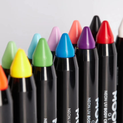 Moon Glow Intense Neon UV Body Crayons Intense Purple 3.2g van Moon Creations koop je bij Partywinkel