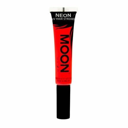 Moon Glow Neon UV Hair Streaks Intense Red van Moon Creations koop je bij Partywinkel