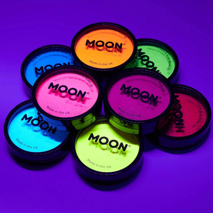 Moon Glow Neon UV Pro Face Paint Intense Red 36g van Moon Creations koop je bij Partywinkel