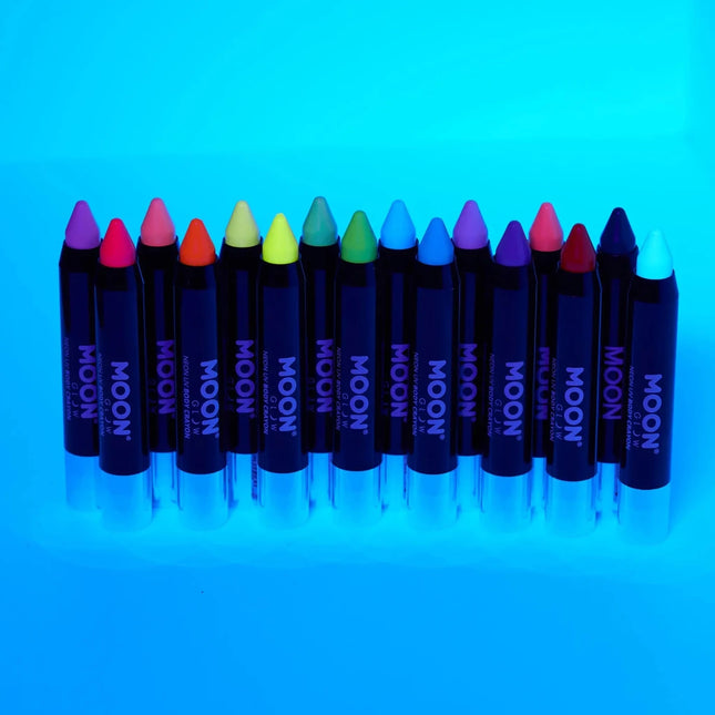 Moon Glow Pastel Neon UV Body Crayons Pastel Pink 3.2g van Moon Creations koop je bij Partywinkel