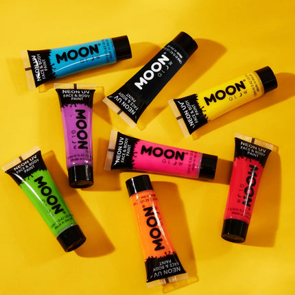 Moon Glow Pastel Neon UV Face Paint Pastel Blue 12ml van Moon Creations koop je bij Partywinkel