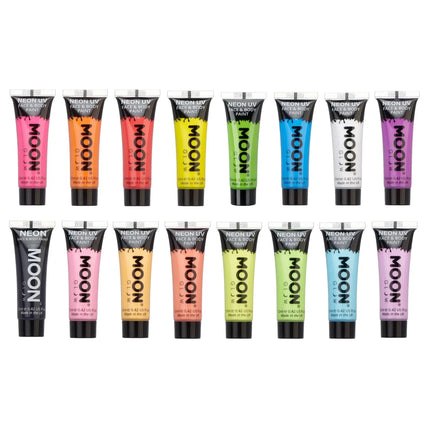 Moon Glow Pastel Neon UV Face Paint Pastel Lilac 12ml van Moon Creations koop je bij Partywinkel