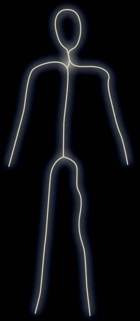 Morphsuit Stick Man L - Partywinkel - 8434077842683