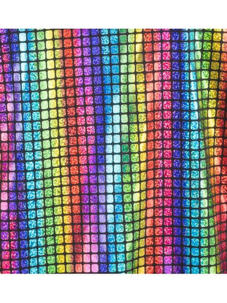 Męska kamizelka bez rękawów „Rainbow Disco”
