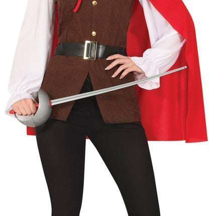Musketier Kostuum Dames - Partywinkel - 8434077860083