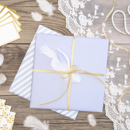 Naamkaartjes Goud Lijst 9,5cm 10st van Partydeco koop je bij Partywinkel