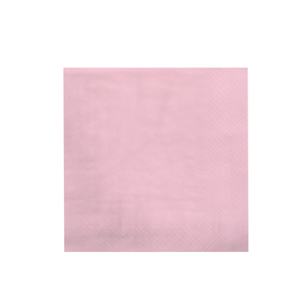 Serwetki jasnoróżowe pastelowe 16,5cm 8szt