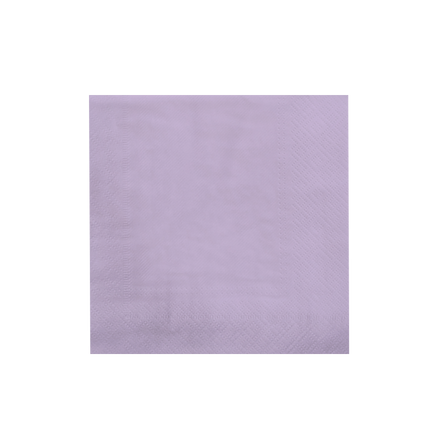 Fioletowe serwetki pastelowe 16,5 cm 8 szt