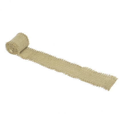 NATURALNA PLECIONA WSTĄŻKA JUTOWA 10 CM X 3 M