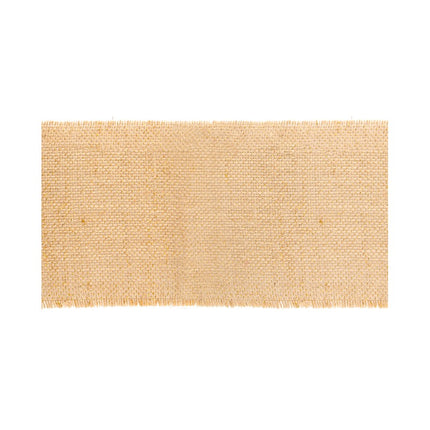 NATURALNA/ZŁOTA WSTĄŻKA JUTOWA NA STÓŁ 10 CM X 5 M