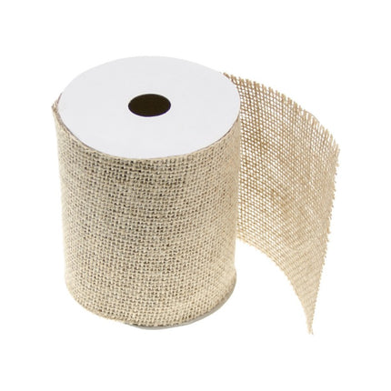 Wstążka z naturalnej juty 9,5 cm x 5 m
